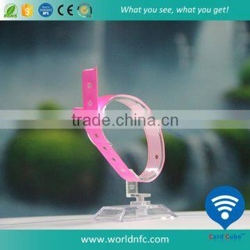 Low Price Custom Single Use RFID PVC Wristband