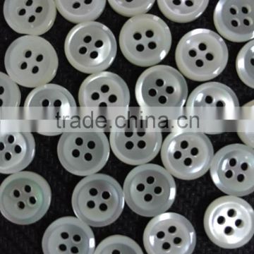 Four holes Trochus button for Garment