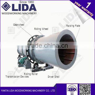 Less Than Diameter 3mm Wood Sawdust Corn Stalks Wood Chip Peanut Shell Rotary Dryer LD1.2*12*1 for Sale photo-2