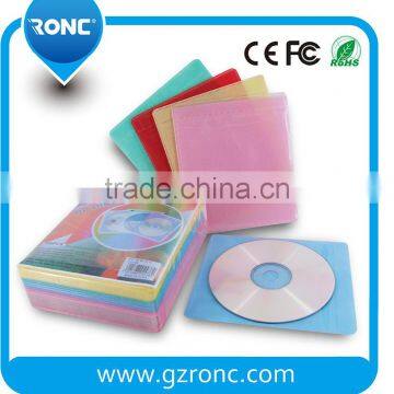 Guangzhou RONC Wholesale 5 Colors Cheap CD Sleeve, CD DVD Plastic Sleeve