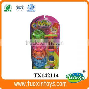 Plastic Flashing Spinning Top Toy With Light for Child photo-2