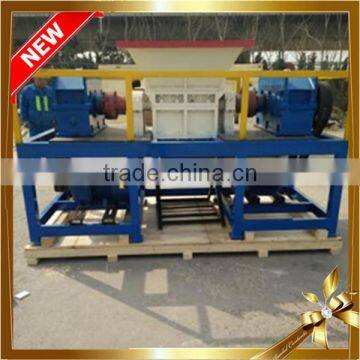 Two 15kw power plastic doubel shaft shredding machine