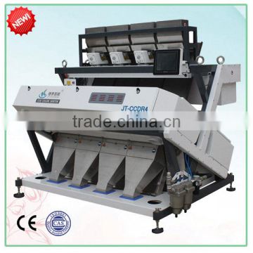 Good capacity 10 inch touchscreen with led light bean color sorting machine