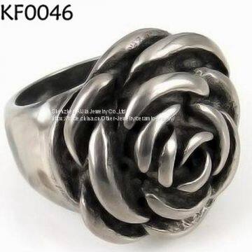 Casting Lion Rings Titanium Steel Mens Gothic Brand Rings photo-3