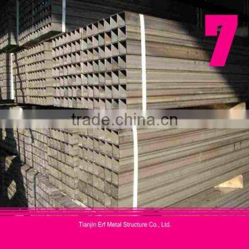 High quality Galvanized rectangular steel pipe/tube