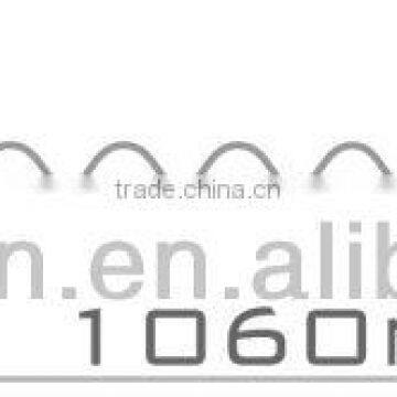 Extruded Color Corrugated Plastic Polycarbonate Roofing Sheet (Valuview Bronze ROMA)