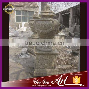 Yellow Granite Flower Pot for Garden photo-3