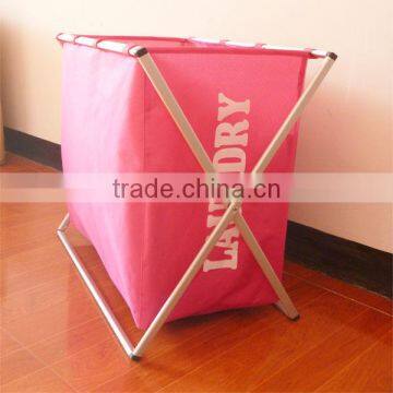 Home Double Frame Laundry Separate Hamper, Folding Laundry Basket, Laundry Separator Hamper photo-4
