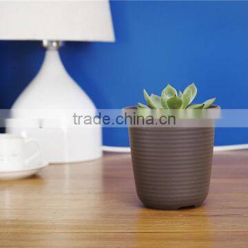 Plastic Round Resin Succulent Plant Pot/Cactus Plant Pot Flower Pot