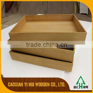 Special Natural Accept Oem Round Wooden Tray
