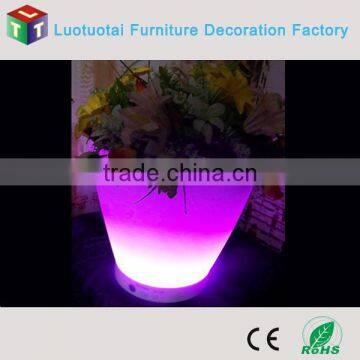 Illuminated Multicolor Change Round Led Flower/planter Pot/vase photo-3