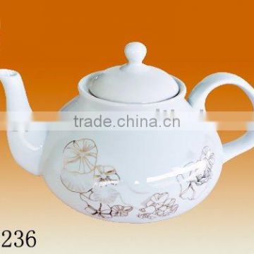 Factory direct wholesale 1L porcelain tea pot