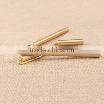Brass Signature Pen Copper Pen Handmade,Scrub and Smooth Pure Brass Signature Pen