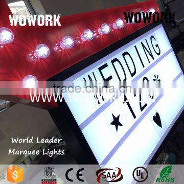 Menu Board With Slot in Letters