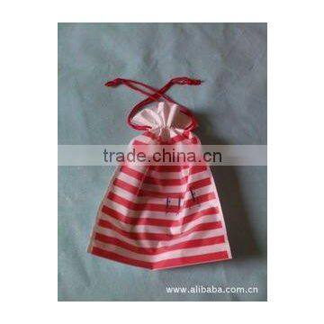 CPE material Clothing small fabric drawstring bags