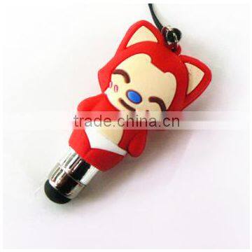 Mini Cartoon Design Touch Screen Pen With Dustproof Plug photo-2