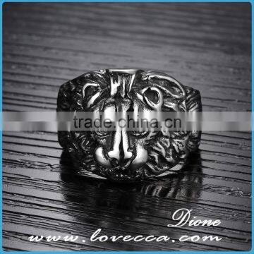 Wholesale Men Jewellery Animal Lion Ring Stainless Steel Men photo-3