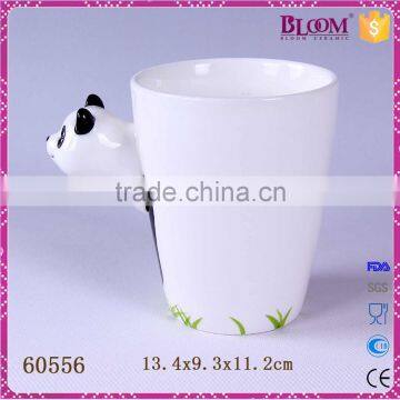 Panda Desgin Custom White Ceramic Mug Factory photo-3