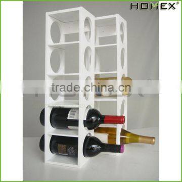 Bamboo bottle display stand/ wine storage rack Homex-BSCI