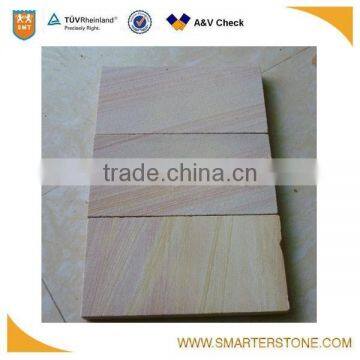 Rainbow color sandstone coping stones bullnose style