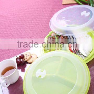 Useful Microwave Safe Plastic Dinner Plate, Portion Control Plate photo-4