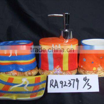 4pcs Set Ceramic Bathroom Accessories
