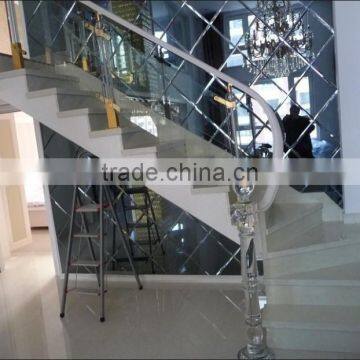 crystal interior stairs railing designs