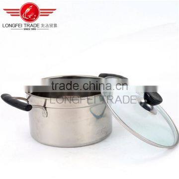 High Quality Stainless Steel Steamer Cooking Pot With Hollow Handles and Metal Lid photo-4