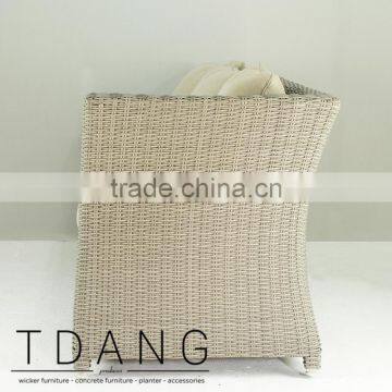 Sonoma Wicker Sofa 3 Seats Right Hand - Rattan Patio Furniture Garden Bench. photo-5