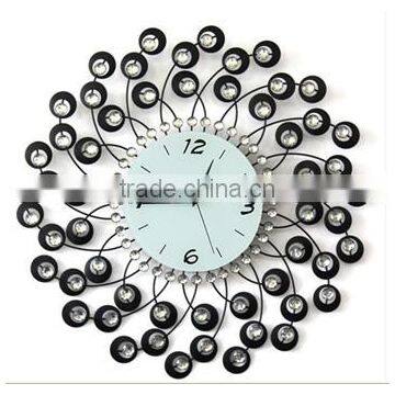 Crystal metal digital clock wall clock(GZH34)