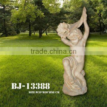 cute fairy sandstone fountain for garden landscape