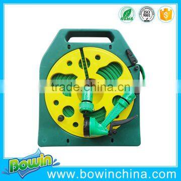 Green color quick connection expandable fabric garden hose