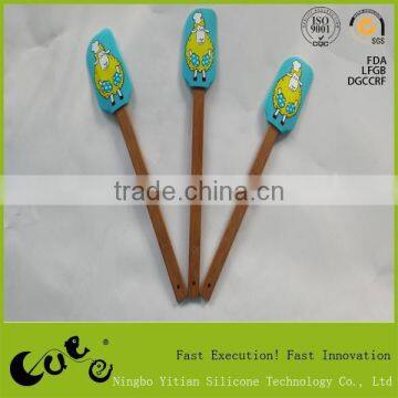 Christmas sheep shape bbq grill tools Silicone spatula/scraper