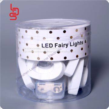 Heart shaped christmas holiday decoration battery replaceable light string