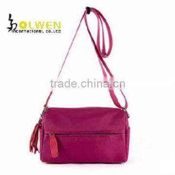 Leisure & Concise Messenger Bag With Nylon