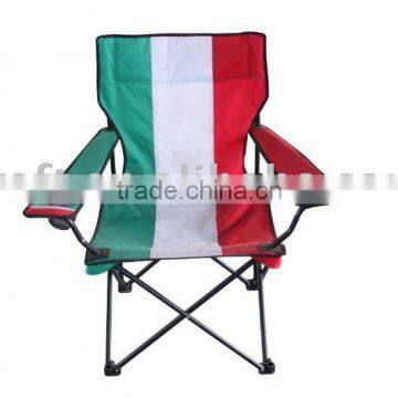 Folding Beach chair with flag printing