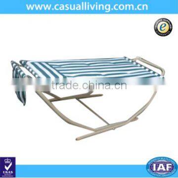 New design outdoor camping lounge hammock bed with durable hammock stand