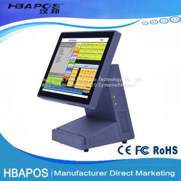 HBA-Q5 15 inch touch screen pos system/pos terminal/cash register