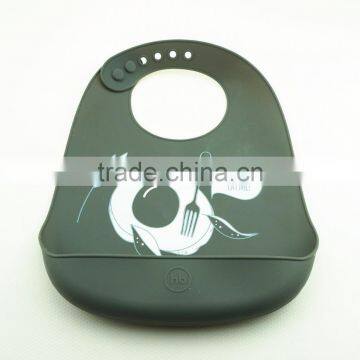 16076 Food Grade Cute Baby Pouchs,Waterproof Promotinal Gift Nice Silicone Baby Bibs,Kids Silicone Bellyband photo-5