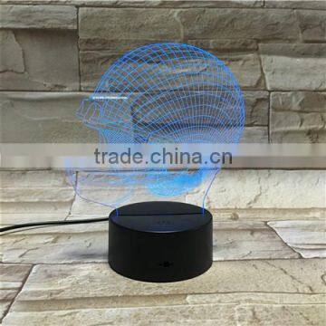 NFL Football Team 7 Color Change 3D Illusion Led Lamp Touch Switch Table Lamp LED Night Light for Decoration photo-3