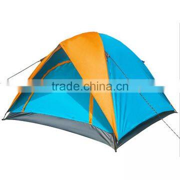 Outdoor Camping Double Layer 3-4 Person Family Water Proof Tent photo-3