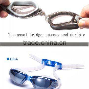 Customized Unisex UV Protect Mirrored Adult Myopia Swimming Goggles With Quick Adjustable System photo-2