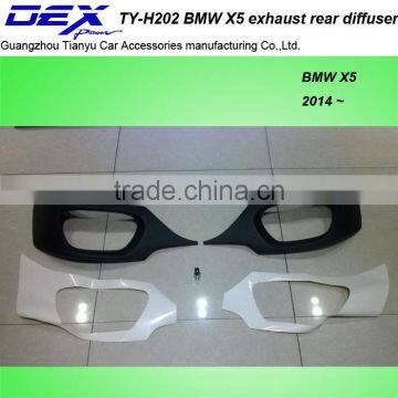 High Quality Car PP B~MW X5 Exhaust Rear Diffuser photo-2