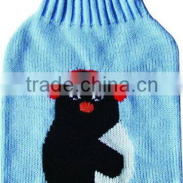 penguin embroidery Hot water bottle cover