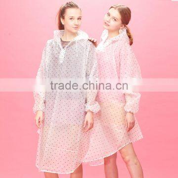 woman fashion eva/tpu raincoat wholesale