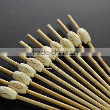 Cocktail /appetizer Bamboo Beaded Picks Swizzle Stick NBT001 photo-2