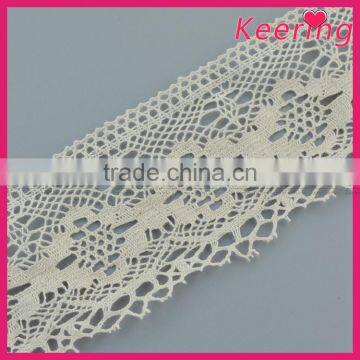 Hot sale cotton lace trimming guipure lace fabric WLCB-005