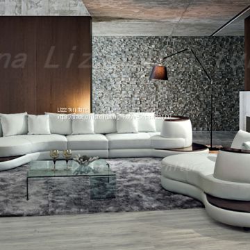 China Lizz Furniture Hot Sale Leather Sofa