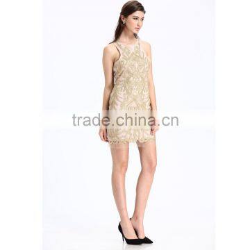 Domin Fashion Designer One Piece Beading and Sequin Party Dress photo-4