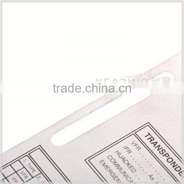 Kearing Silk Printing Aviation Supplies Kearing Metal A4 Pilot Kneeboard Clipboard for Flight Training VFR photo-6